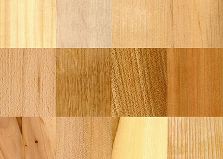 Different types of wood